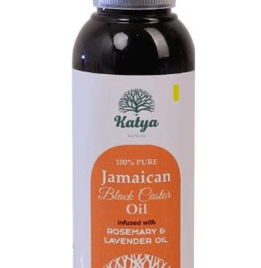 Katya Nature 100% Pure Jamaican Black Castor Oil Infused with Rosemary & Lavender essential oil 100ml