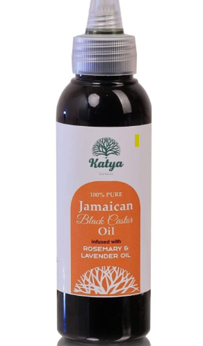 Katya Nature 100% Pure Jamaican Black Castor Oil Infused with Rosemary & Lavender essential oil 100ml